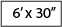 6x30 table